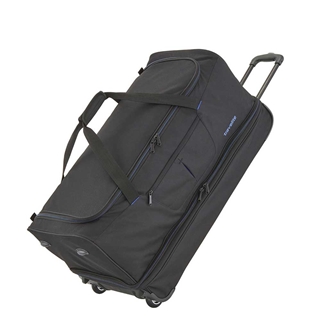 Travelite Basics Wheeled Duffle 55 Expandable black/blue