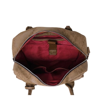 Wimona Alessia Schoudertas cognac Travelbags.nl