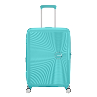 American Tourister Soundbox Spinner 67 Expandable poolside blue