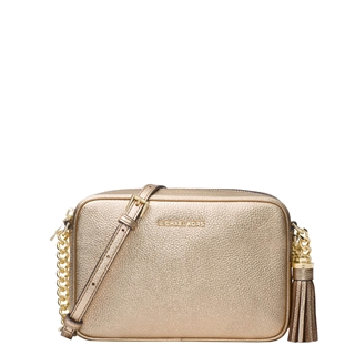 Michael Kors Jet Set Medium Camera Bag pale gold