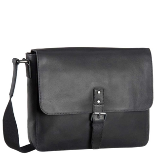 Leonhard Heyden Dakota Messenger Bag M black Travelbags nl