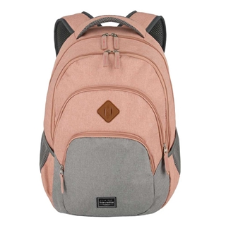 Travelite Basics Backpack Melange rose/grey