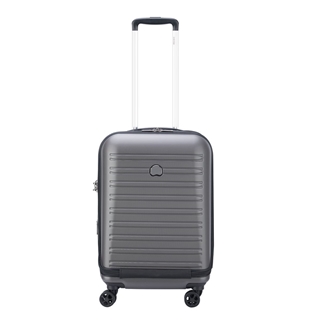 Delsey Segur 2.0 4 Wheel Expandable Business Cabin Trolley 55 grey
