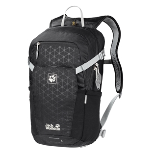 Jack Wolfskin Alleycat 18 Pack black grid Travelbags nl