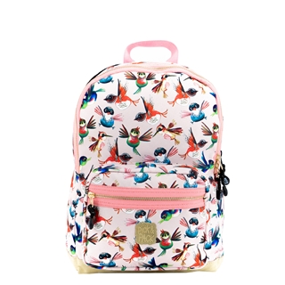 Pick & Pack Birds Backpack M soft pink