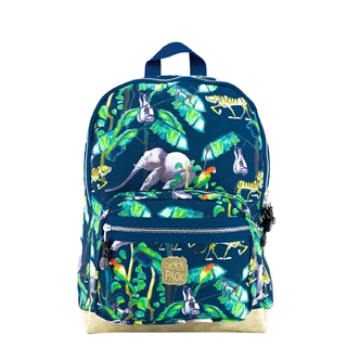 Pick & Pack Happy Jungle Backpack M navy