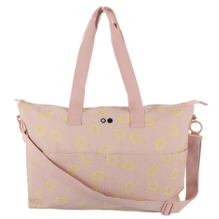 Trixie Lemon Squash Diaper Bag soft pink
