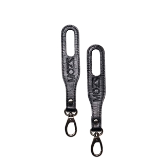 Mozz Savanna Croco Stroller Straps black