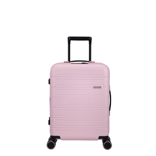 Travelbags American Tourister Novastream Spinner 55 Exp soft pink aanbieding