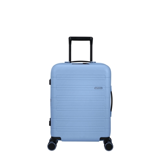 Travelbags American Tourister Novastream Spinner 55 Exp pastel blue aanbieding
