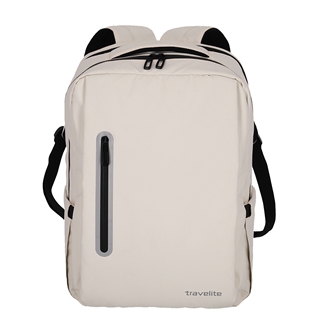 Travelite Basics Boxy Backpack off-white