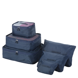 Lil Broer verstoring CarryOn Accessoires Packing Cube Set van 6 blauw | Travelbags.nl