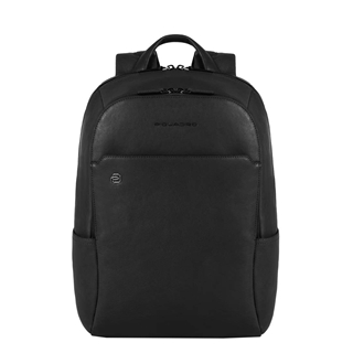 Piquadro Black Square Computer Backpack with iPad Compartment black II