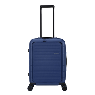Travelbags American Tourister Novastream Spinner 55 Exp Smart navy blue aanbieding