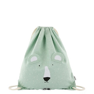 Trixie Mr. Polar Bear Drawstring Bag mint