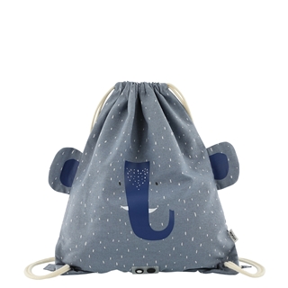 Trixie Mrs. Elephant Drawstring Bag light blue