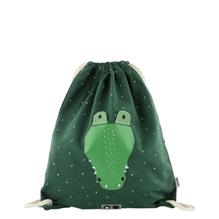 Trixie Mr. Crocodile Drawstring Bag green