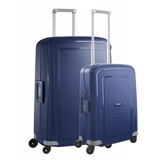 Travelbags Samsonite S'Cure Spinner 55 + 75 Set dark blue aanbieding