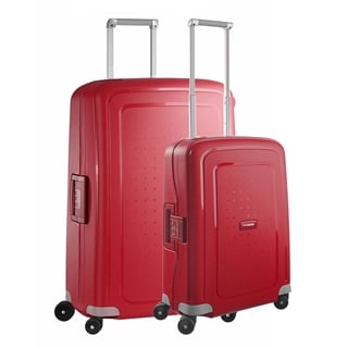 Travelbags Samsonite S'Cure Spinner 55 + 75 Set crimson red aanbieding