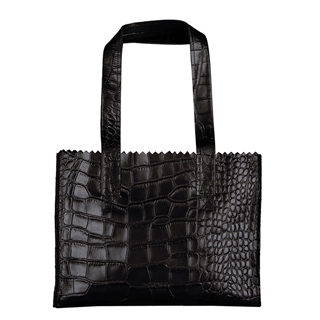 MYoMY MY PAPER BAG Handbag croco black