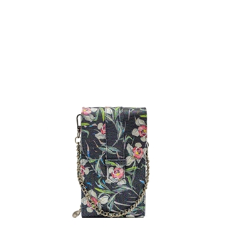 MOSZ Phone Bag Large black floral