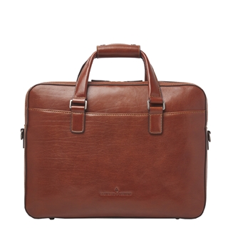 Castelijn & Beerens Gaucho Ted Laptop Bag 15.6'' cognac