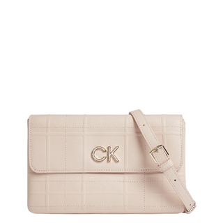 Calvin Klein Re-Lock Crossbody Bag Flap Quilt spring rose