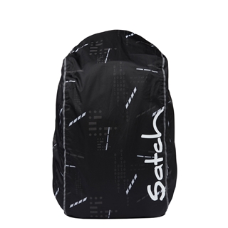 Satch Regenschutz black reflective