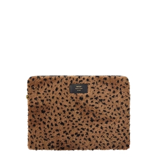 Wouf Toffee Laptophoes 13" Teddy Cheeta camel