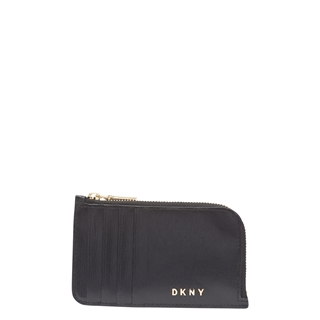 DKNY Bryant Zip Card Hold black/gold