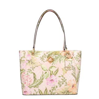 Guess Nerina Noel Tote peach floral