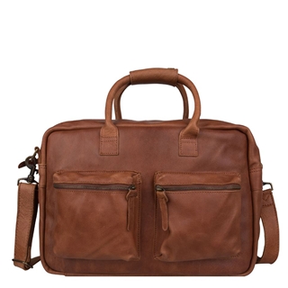 Cowboysbag The College Bag Laptoptas 15.6" cognac
