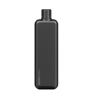 Memobottle Slim Bottle Stainless Steel 600ml black