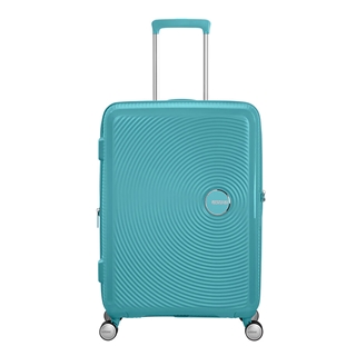 Travelbags American Tourister Soundbox Spinner 67 Expandable turquoise tonic aanbieding