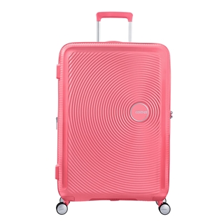 American Tourister Soundbox Spinner 77 Expandable sun kissed coral