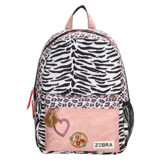 Zebra Trends Olivia Rugzak panter-wit-roze