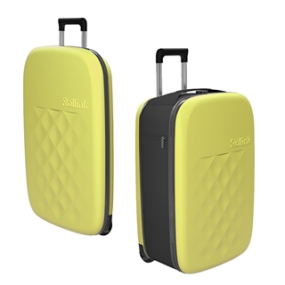 Rollink Flex Vega II Opvouwbare Koffer Medium yellow iris