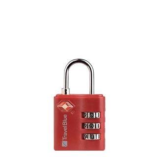 TravelBlue 2x TSA Combi Lock Set red