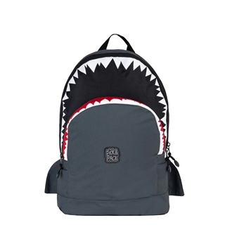 Pick & Pack Shark Shape Backpack M anthracite