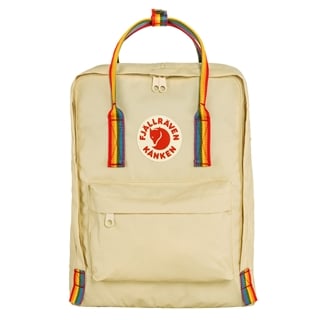 Fjallraven Kanken Rainbow light oak-rainbow pattern