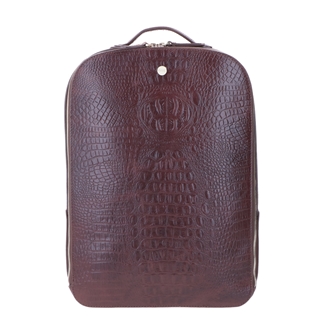 FMME. Claire 15.6 Backpack Croco brown