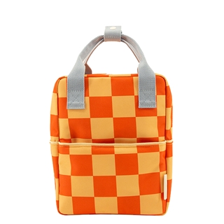 Sticky Lemon Farmhouse Backpack Small Checkerboard pear jam - ladybird red