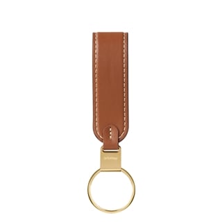 Orbitkey Loop Keychain Leather caramel