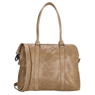 Micmacbags Porto Laptoptas II taupe