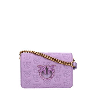 Pinko Love Click Mini Chevron purple tulip