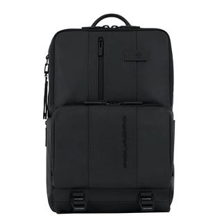 Piquadro Urban Fast-check Laptop and Ipad Backpack black