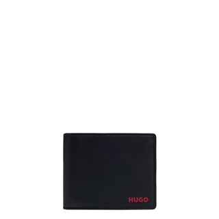 Hugo Subway Trifold Wallet black/red