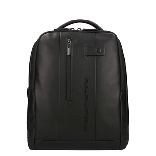 Piquadro Urban Leather Computer Backpack 14" black