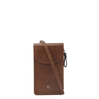 Castelijn & Beerens Giftbox Crossbody Phone Bag cognac