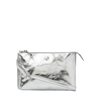 dR Amsterdam Metallics Shoulderbag silver